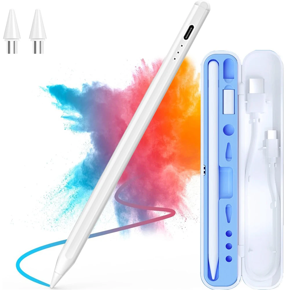 Universal Stylus Stift für iOS Android Windows Tablet Stift kapazitiven Stift für Apple iPad Bleistift 1. 2. mit Kunststoff Aufbewahrung sbox