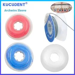 KUCUDENT 1 Roll Dental Orthodontic Archwire Sleeve Wires Plastic Elastic Protective Tube Tissue Guard Dentistry Lab Tools
