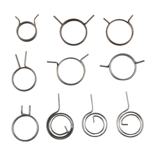 Imagen 2 del producto 2/5/10/15/20 piezas cerradura de puerta antirrobo cable de resorte 1,2/1,3/1,4/1,5mm manija resorte de torsión cerradura electrónica