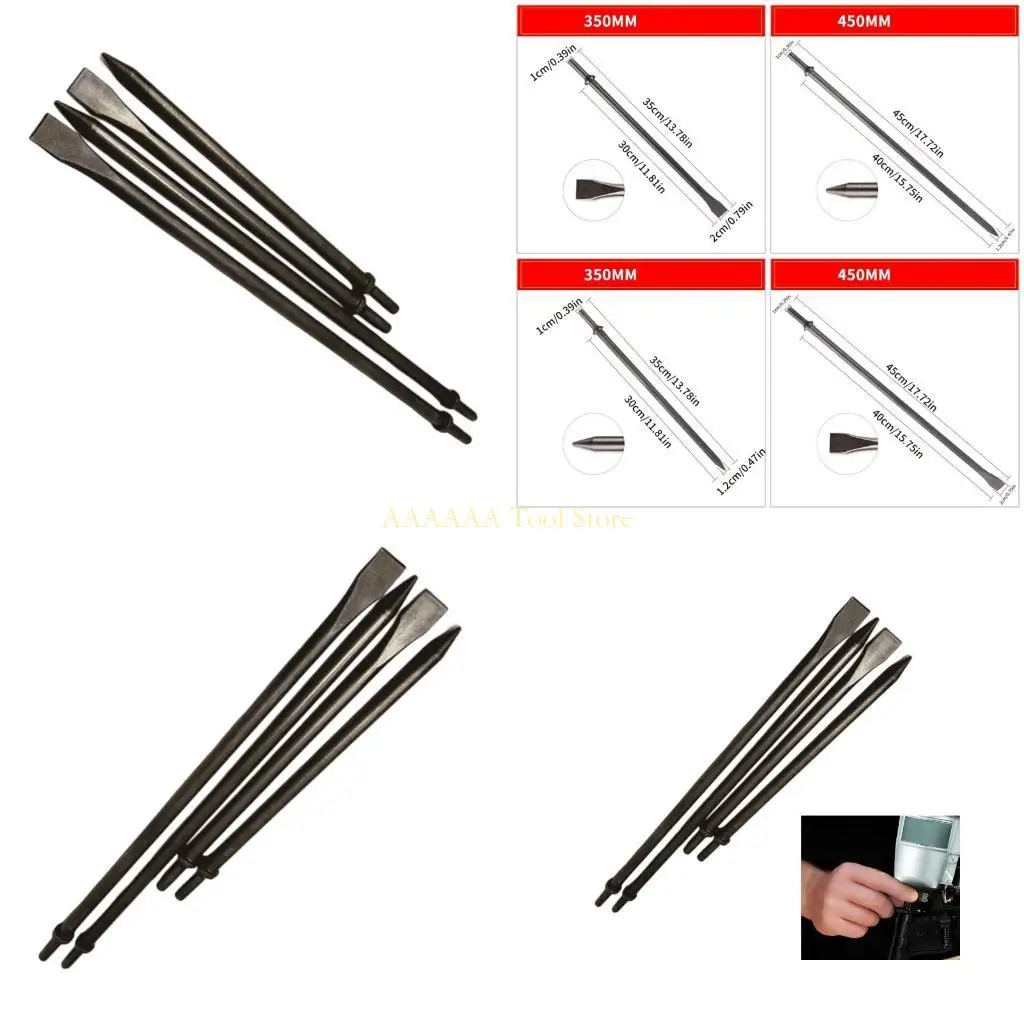 

A2BE Air Chisels Head Hard Steel Air Shovel Heads Air Impact Hammer Bit Pneumatic