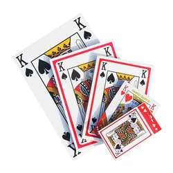 4 Size Giant Playing Cards Full Lock Edge Standard Print Huge Novelty Poker Super Big Index Playing Cards Fun Table Games Props