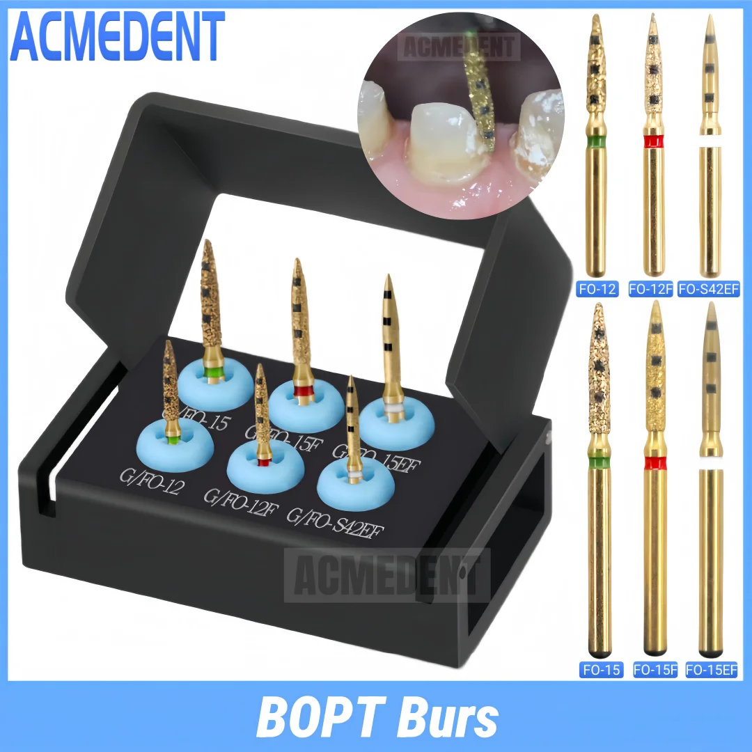 

FG7906 Dental BOPT Preparation Bur Biologically Oriented Preparation Technique Vertical Diamond FG Burs Restoration Dental Tools