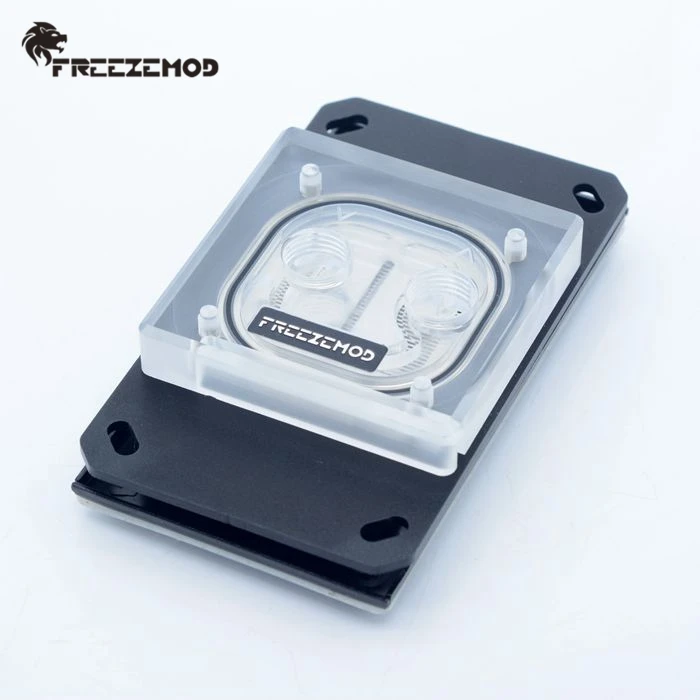 FREEZEMOD AMD CPU Water Block For AM2/AM3/AM4 /AM5 CPU Cooler,Processor Radiator Support AM4 AURA Black