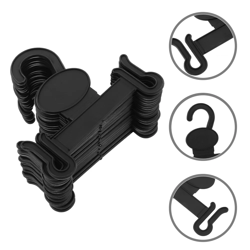 

30 Pcs Slipper Hook Drysuit Hanger Shoe Ordinary Storage Black Sliper Holder Hat