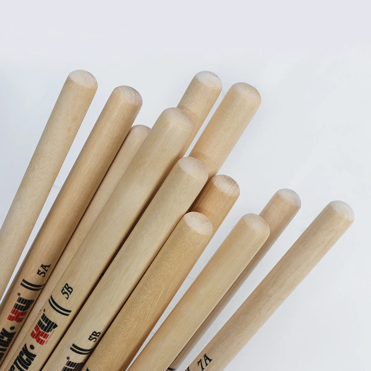 XY- A pair Professional 5A7A5B MapleWood Drum Sticks with Skull Carving Design - Durable Drumsticks for Drummers, Live Perfor image 3