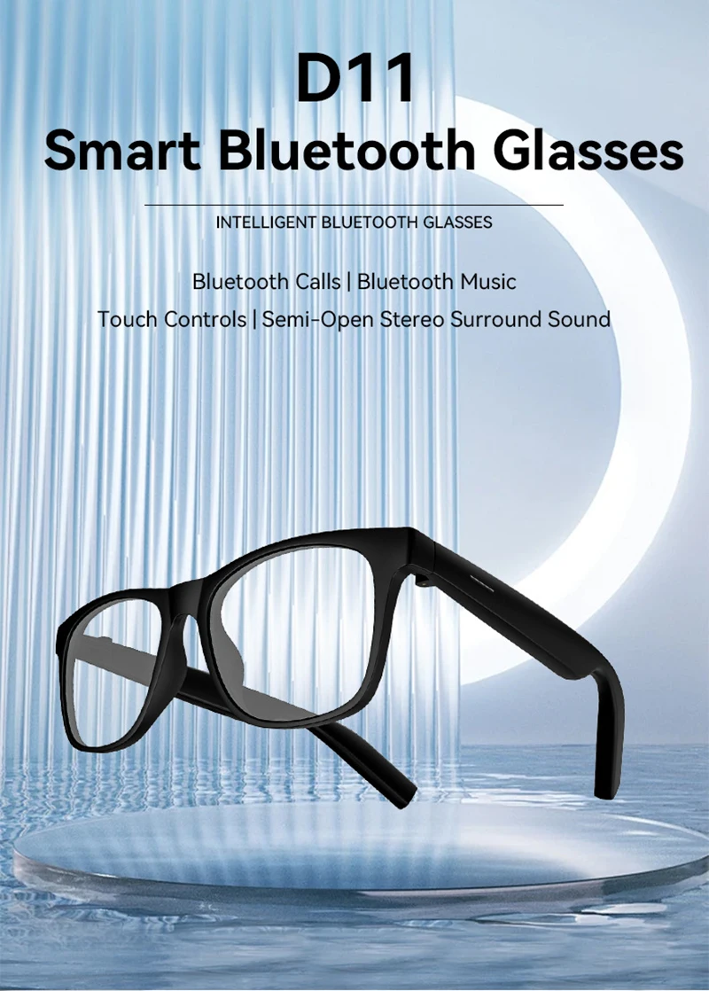 

New Smart Wireless Bluetooth Glasses Listen to Music Answer the Phone Men and Women Fashion Anti-blue Light Glasses