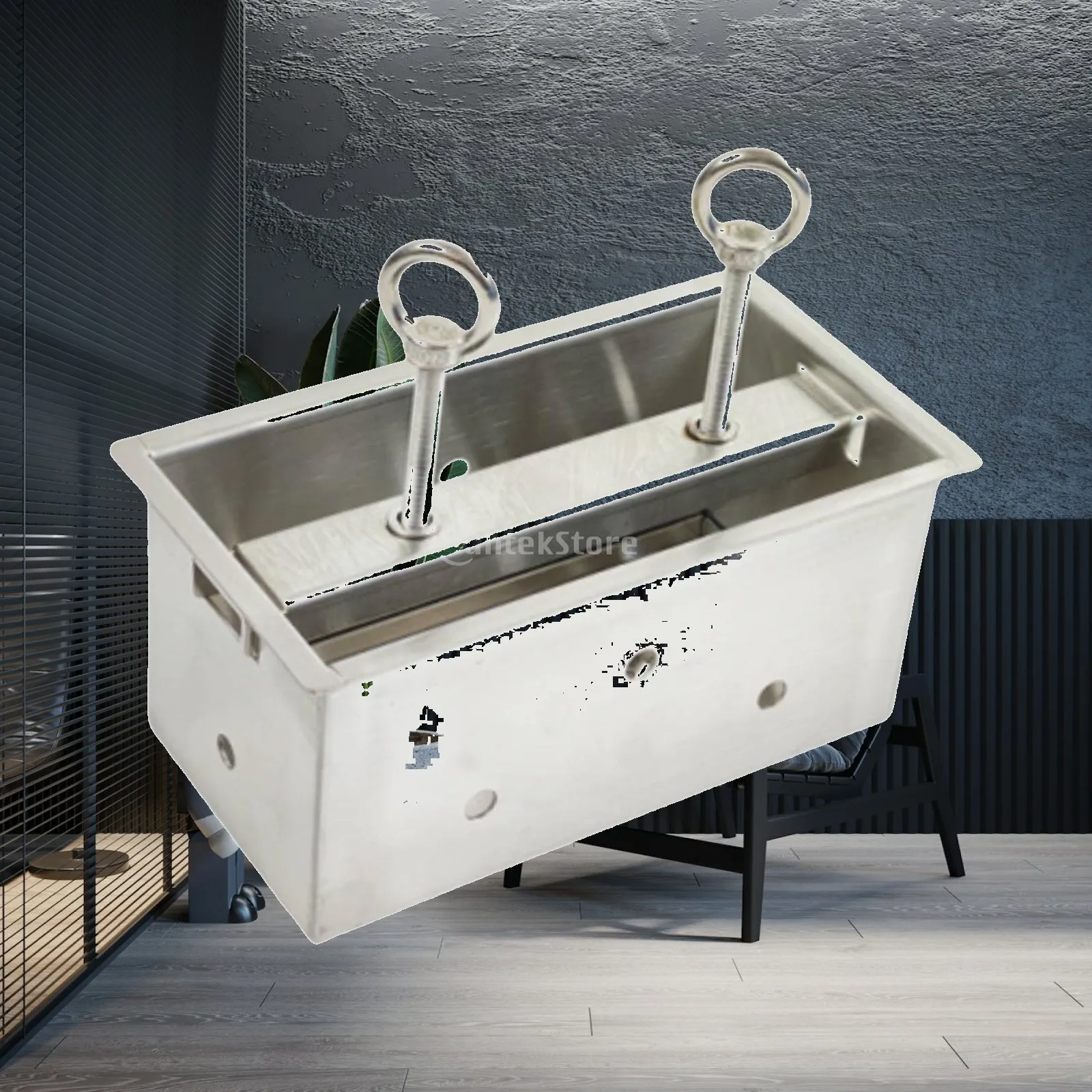 

Meat Forming Maker Lunch Maker Stainless Steel Rectangle Homemade, Meats Press Tool for Tofu Pressing Cooking, Beef Kitchen
