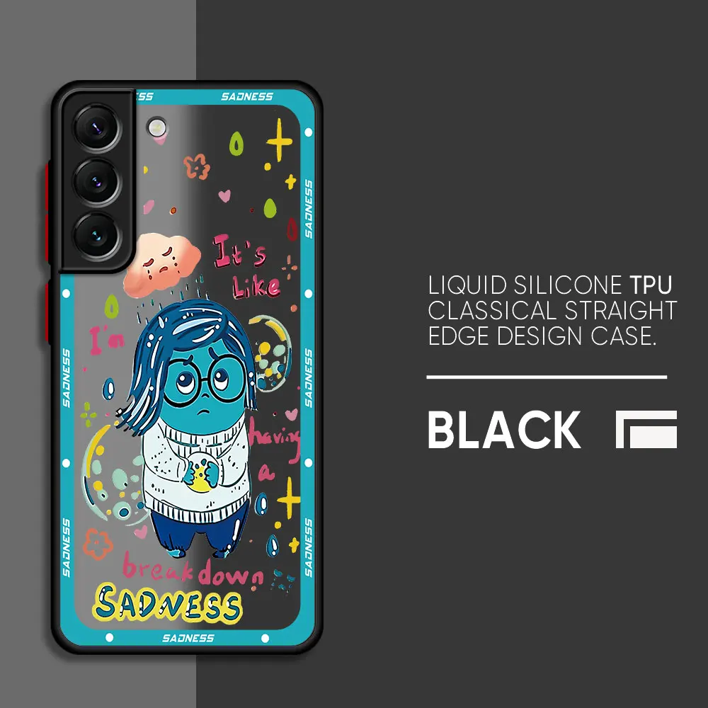 Disney Inside Out 2 Phone Case for Samsung Galaxy A21s A52s A31 Note 9 8 A71 A51 Note 20 10 A30s A70 A50 A12 A21s A70 A05s Cover