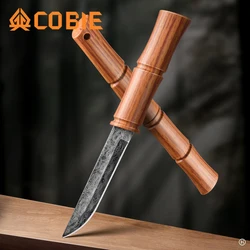 Cobie Portable bamboo pocket knife! Camping/fishing/BBQ multi-purpose scenario application pocket knife! Exquisite appearance!