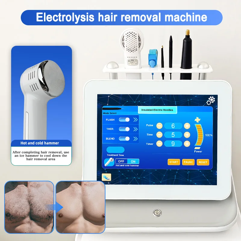 2026 Portable Multifunct Electric Needle Hair Removal Machine Electric Needle Painless Electrolysis Needle Hair Removal Device