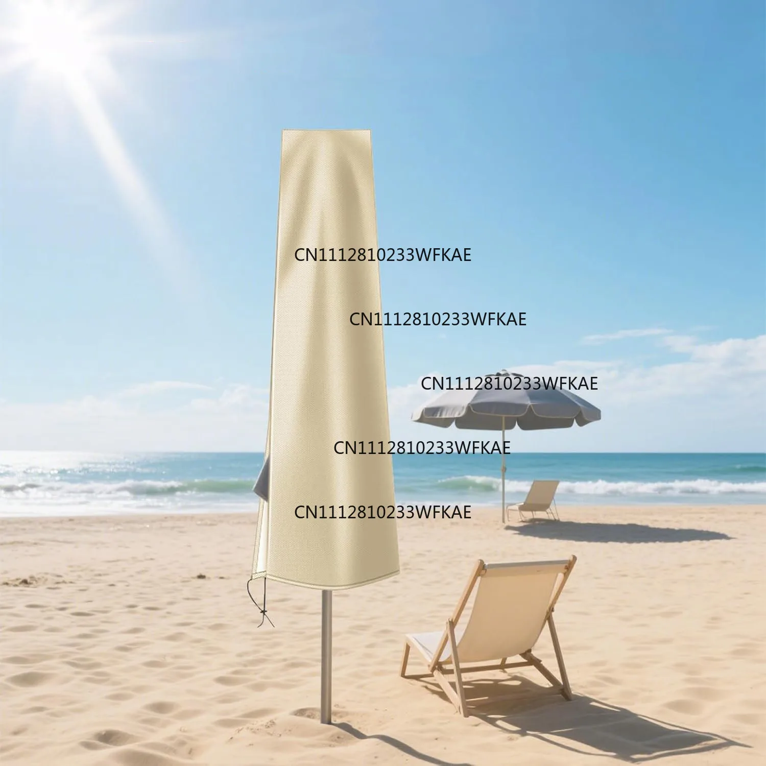 Outdoor umbrella cover, garden Oxford cloth waterproof parasol cover, garden leisure parasol cover