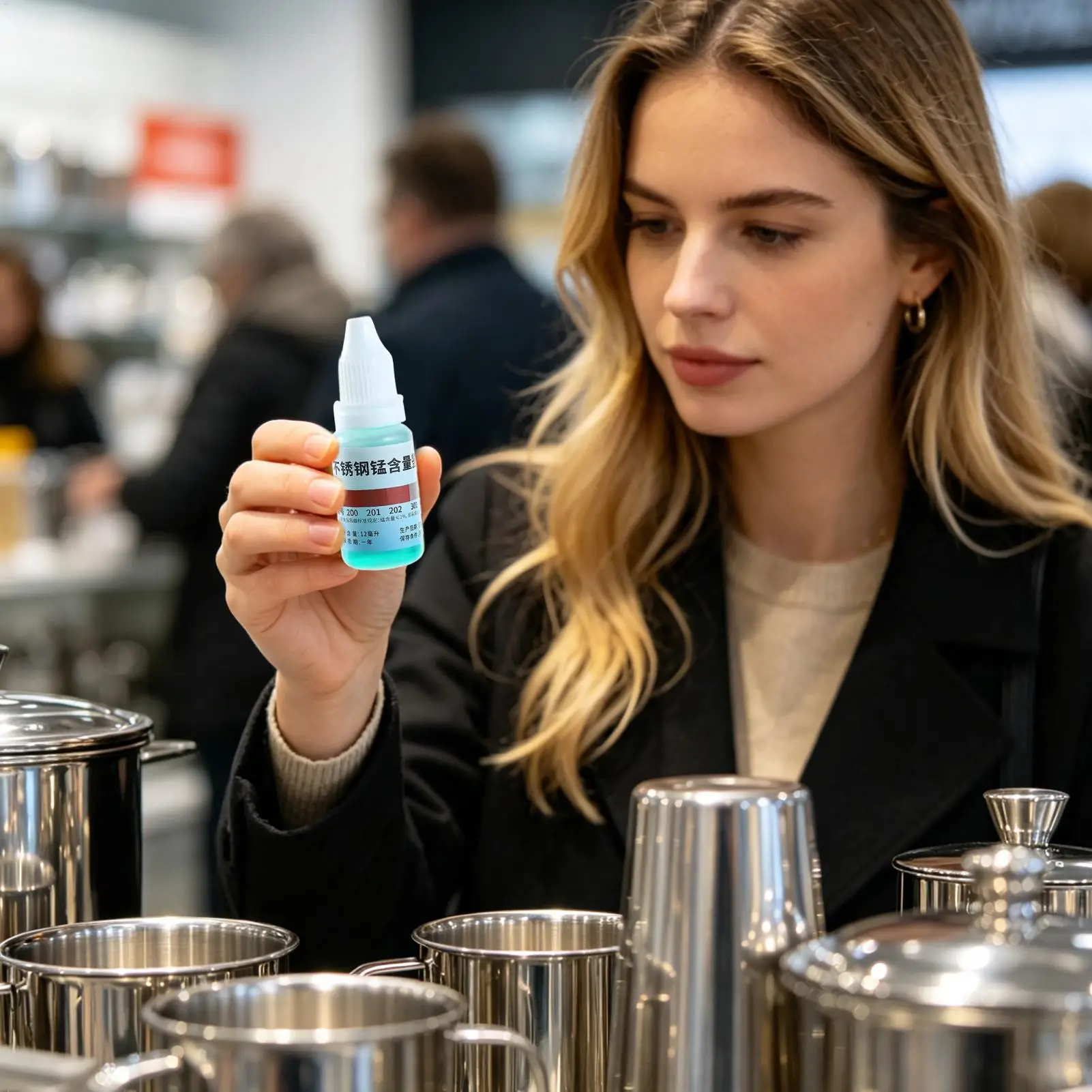 Stainless Steel Detection Liquid Identification Rapid reagent Manganese Content Test portable Rapid reagent for Laboratory Home