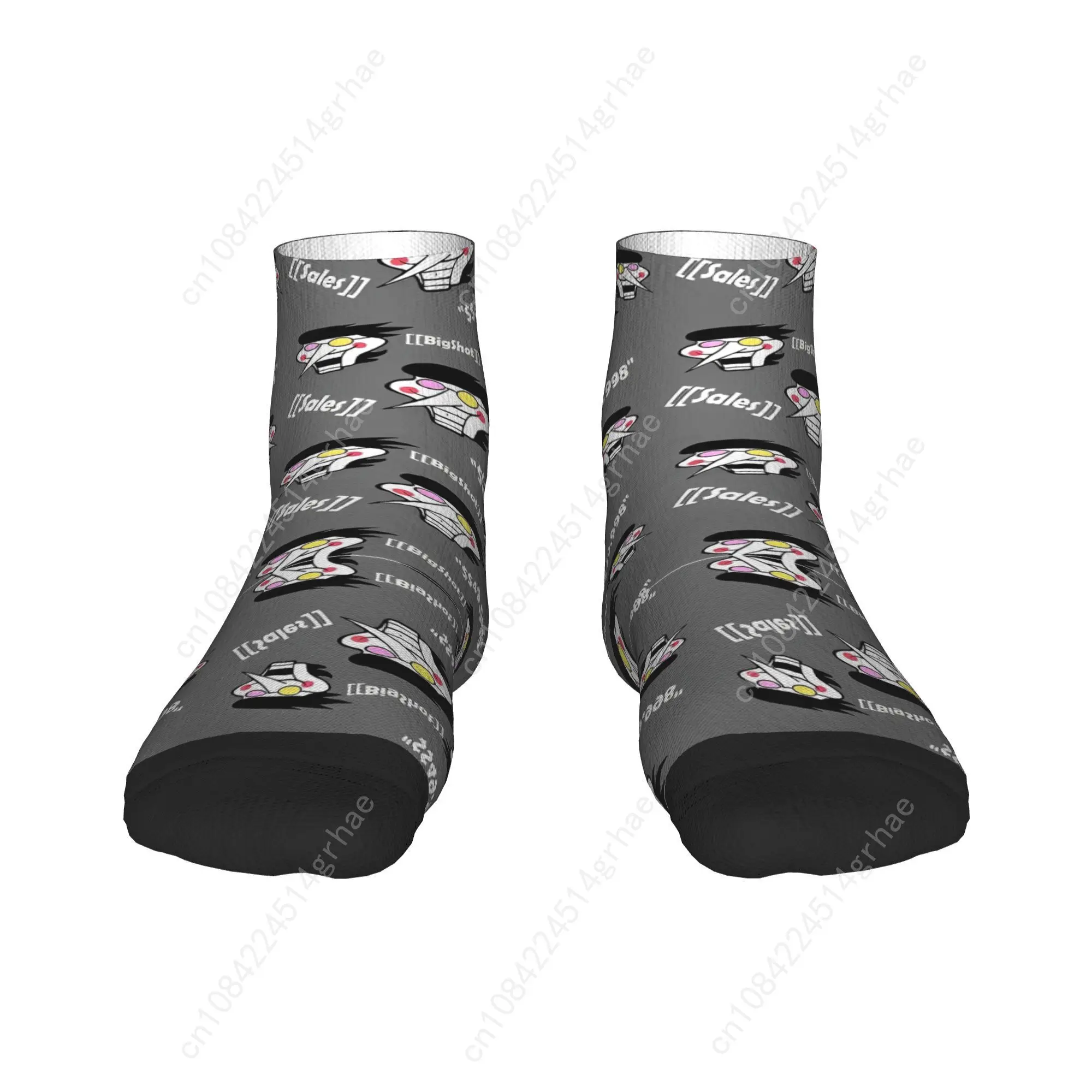Deltarune Spamton Socks  Gothic Ankle Socks Spring Non Slip Adults Men High Quality Design Cycling Casual Sock