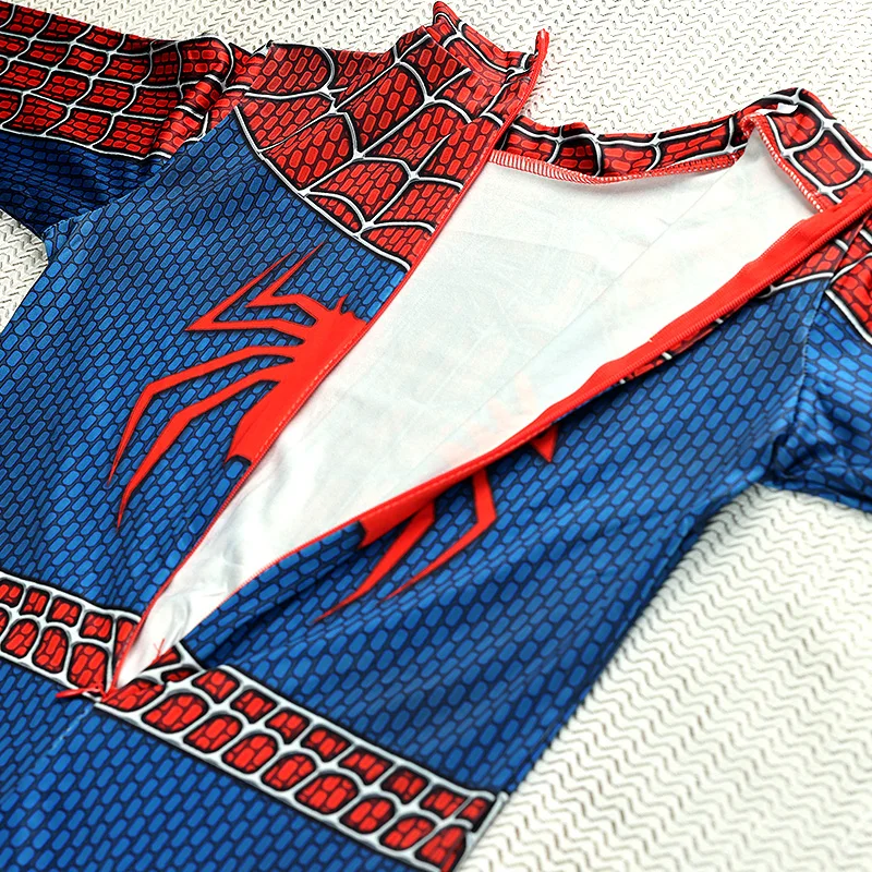 Movie Amazing Spider-man Cosplay MARVEL Superhero Spiderman Costumes Full Body Jumpsuits with Mask Halloween Birthday Party Gift