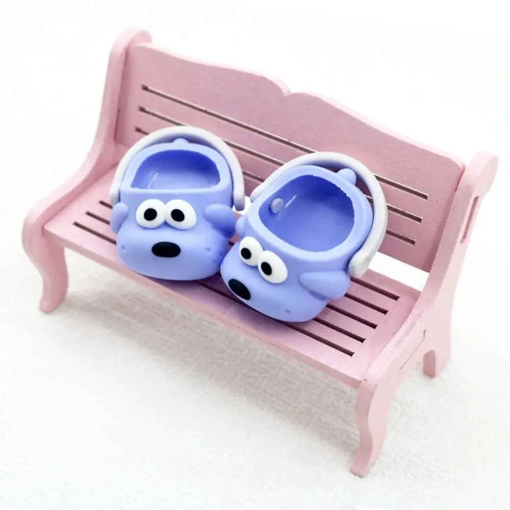 1Pair Cute Dog 20cm Cotton Doll Shoes Sandal Animal Standing Cotton Doll Shoes Cute Mini Plush Dolls Boots Birthday Gift