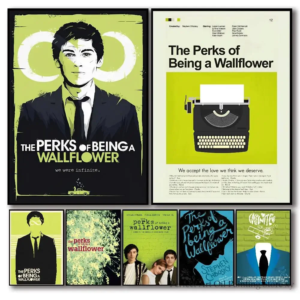 The Perks Of Being A Wallflower Poster Self-adhesive Art Room Entrance Restaurant Wall Decor Art Painting