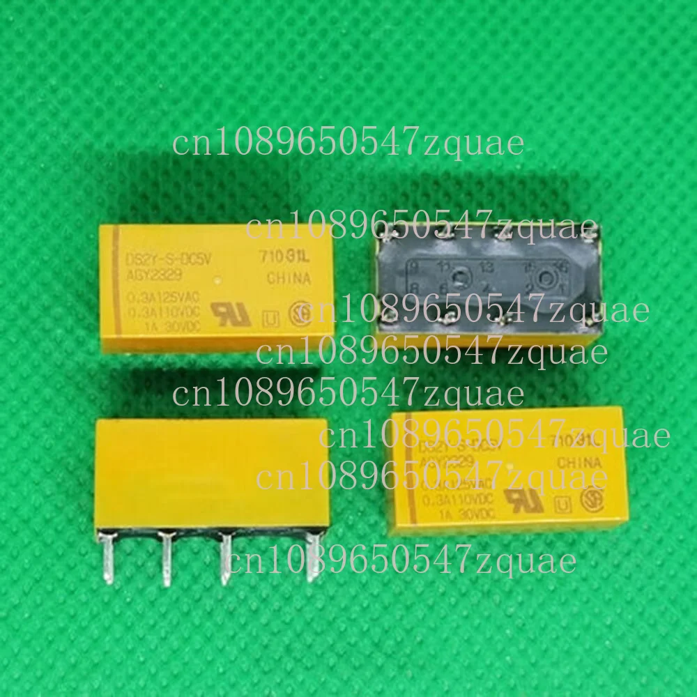 DS2Y-S-DC5V DC6V DC12V DC24V SIGNAL RELAY DPDT 5VDC 1A 8PINS 10pcs