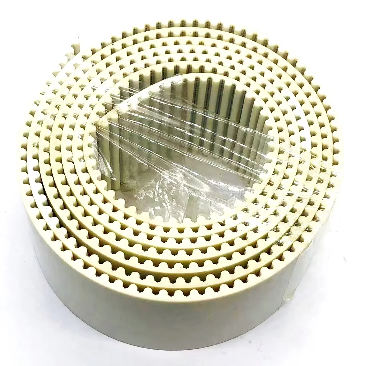 Computer embroidery Machine Frame Belt / White Open Belt - 5M White Round Tooth Frame Belt