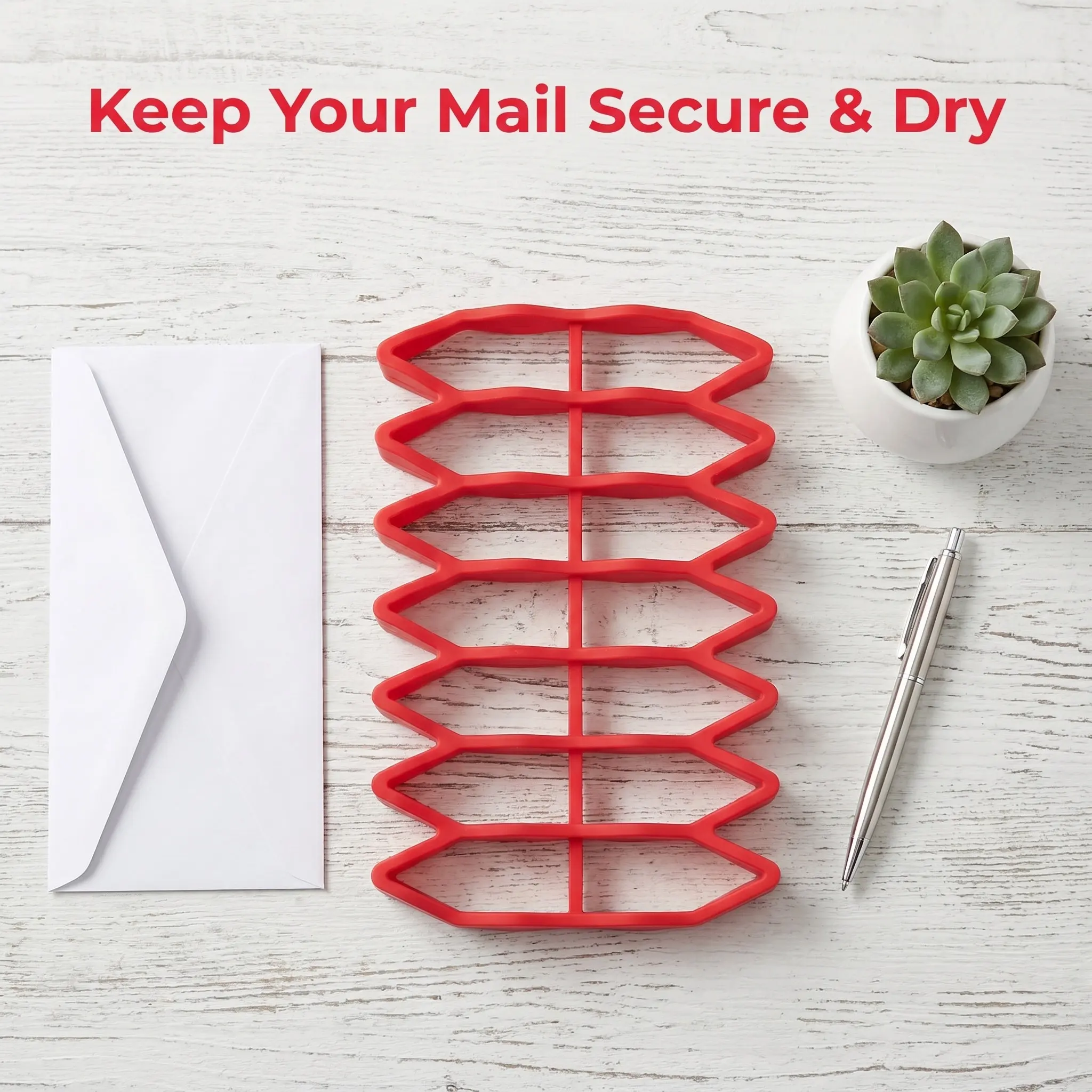 Silicone Mailbox Waterproof Insert Tray Universal Expandable Bottom Liner for Weatherproof Mail Protection Moisture Barrier