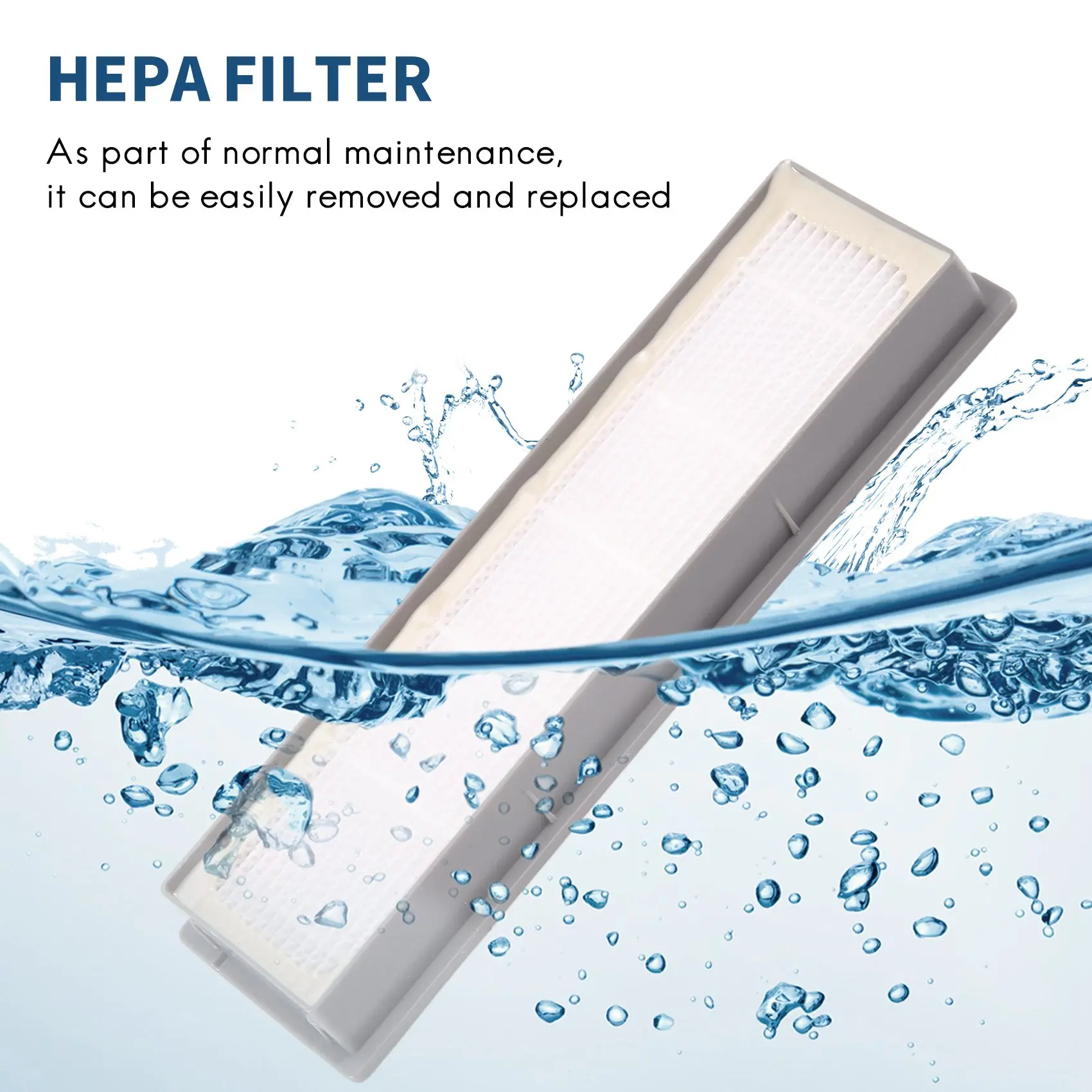Conjunto de esponjas de filtros H-W 6 unidades para peças de aspirador de pó Ecovacs Deebot Ozmo 920 950