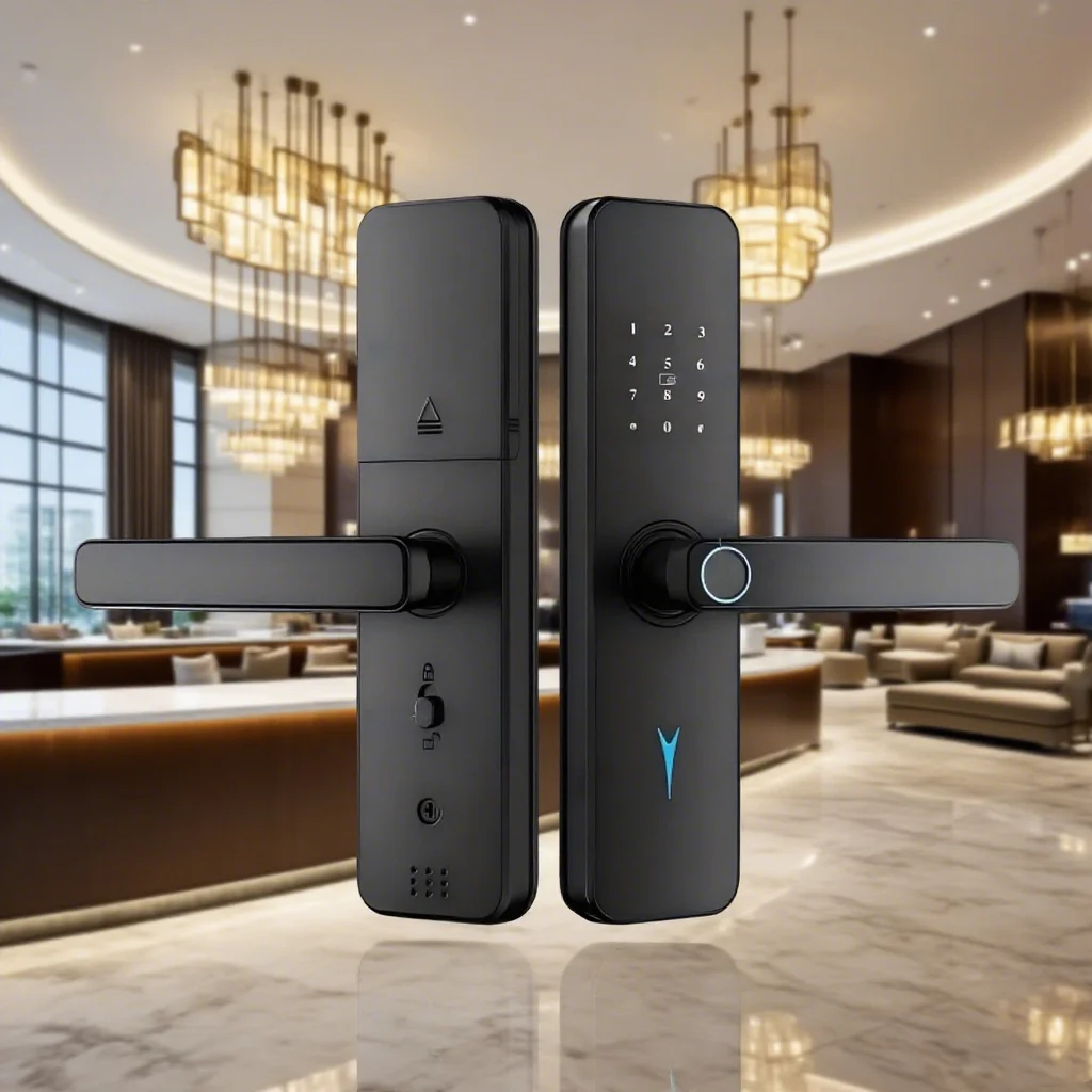 

Password Fingerprint RFID Card Tuya Cloud Wood/Steel/Glass/Aluminum Door /Wi-Fi Smart Locks for Home