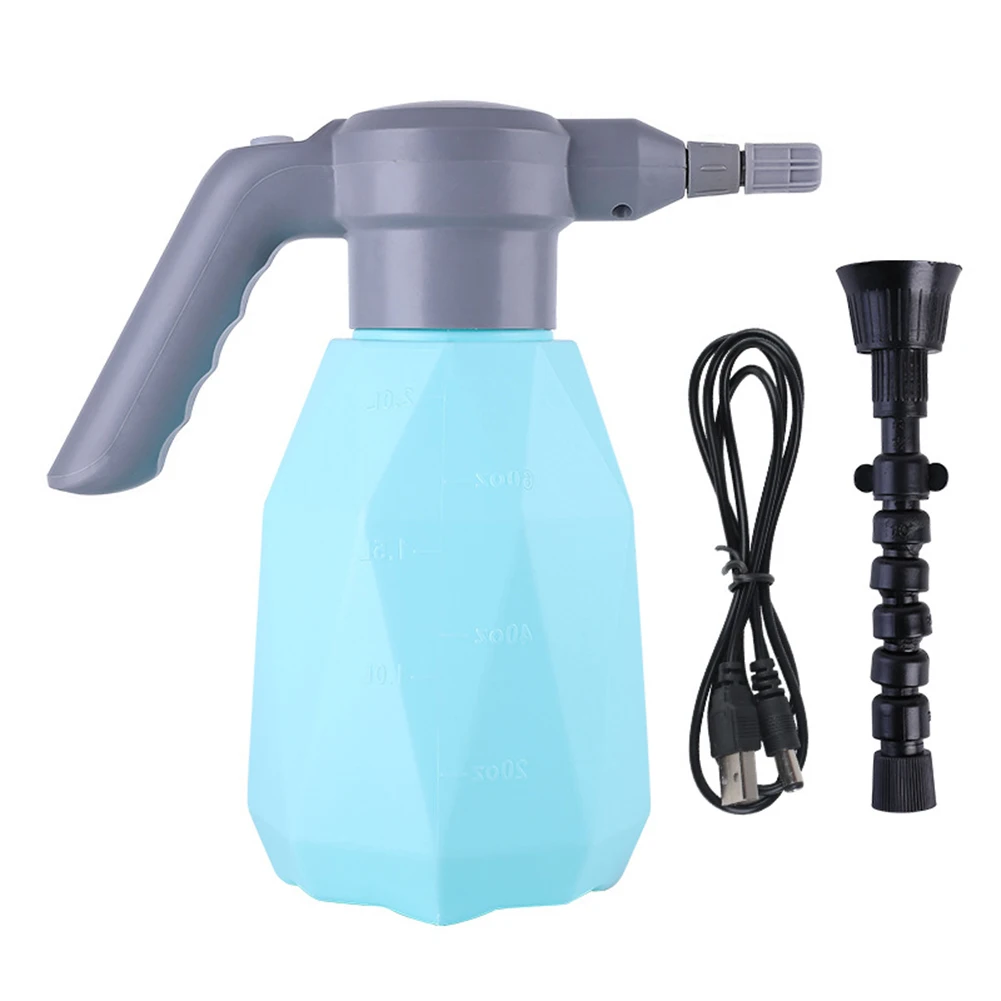 

2L Pressure Sprayer Tool USB Rechargeable Watering Electric Fogger 360 Adjustable Nozzle Leakproof for Agricultural Irrigation