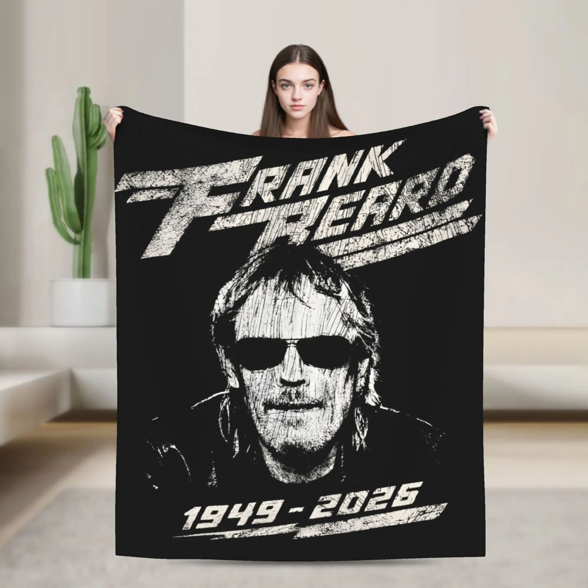 RIP Frank Beard Blanket Ultra Soft  Throw Blankets for Couch 50x60 Inch Multi-size Bedding Throws