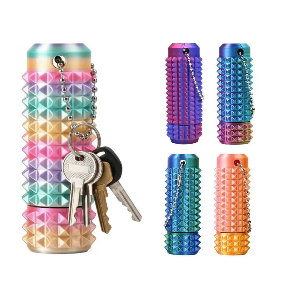 Drukowany w 3D, kolczasty, sensoryczny mini fidget z obrotem o 360 stopni, Grippie, antystresowy roller do ściskania, kieszonkowy.