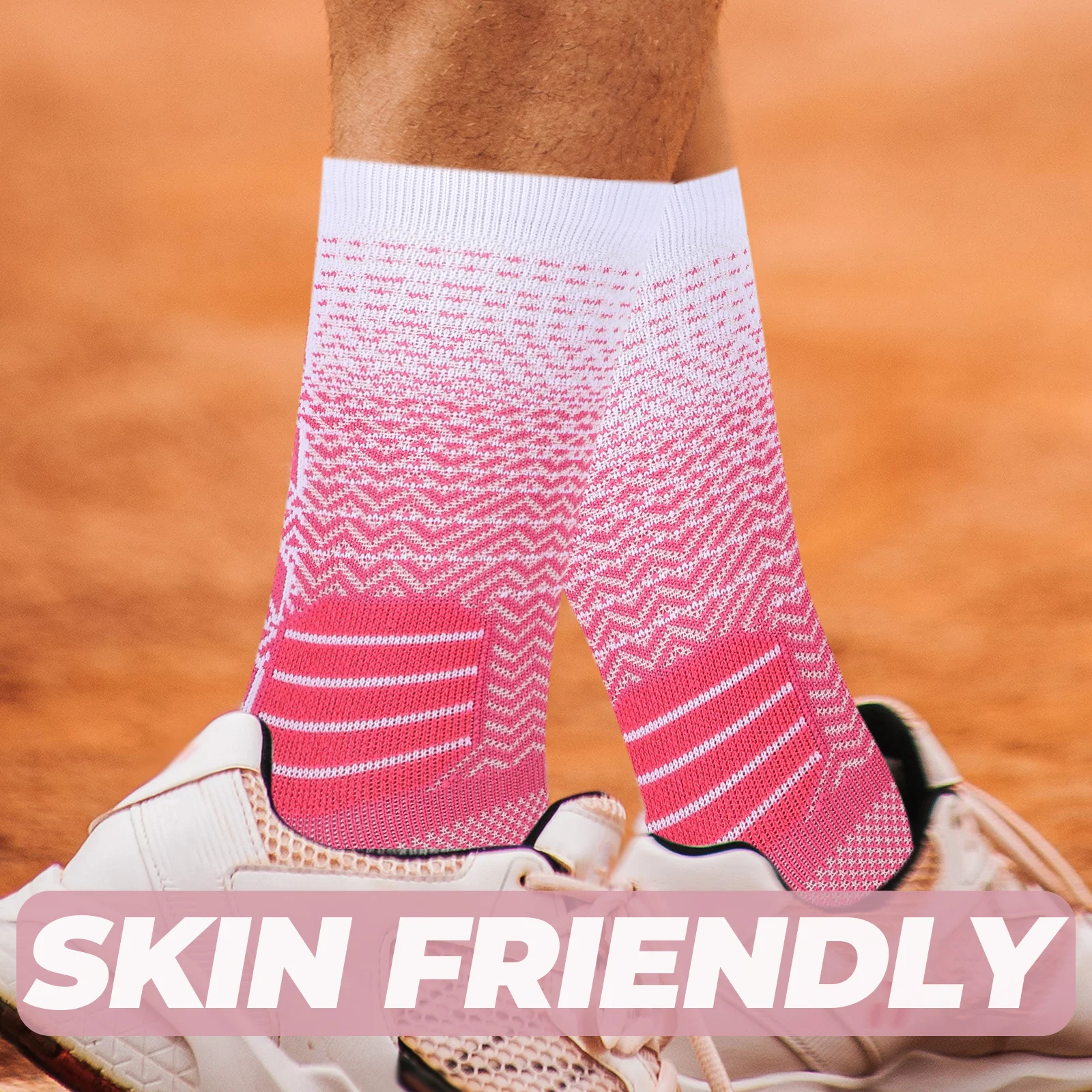 

1pcs 1 Pair Thickened Cushion Sports Socks Men Breathable Quick-Dry Mid Calf Basketball Running Training Hiking Wrestling Riding