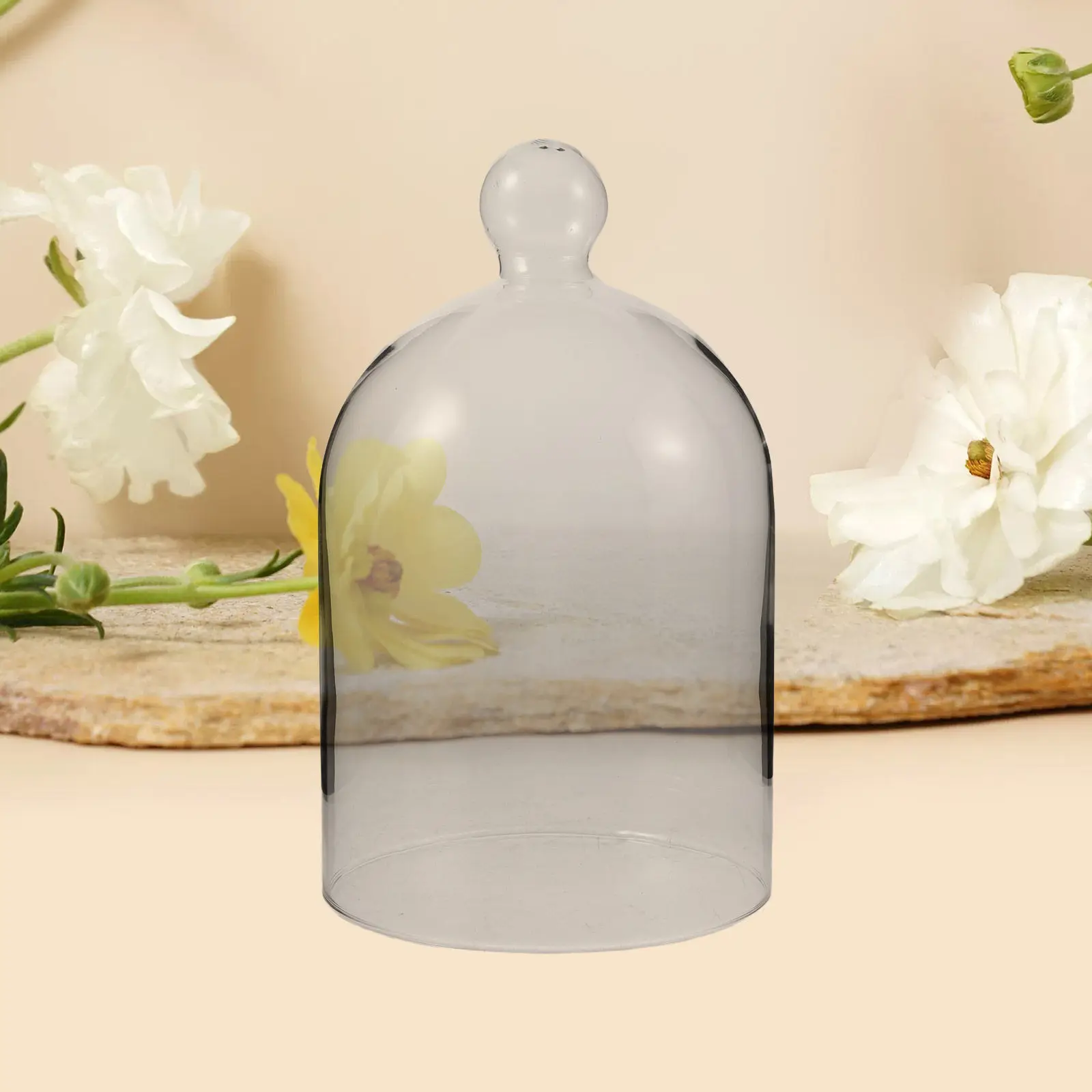 Sourdough Starter Dome Clear Glass Fermentation Dome Heating Warmer Cover Stable Temperature Bread Proofing Starter Warmer