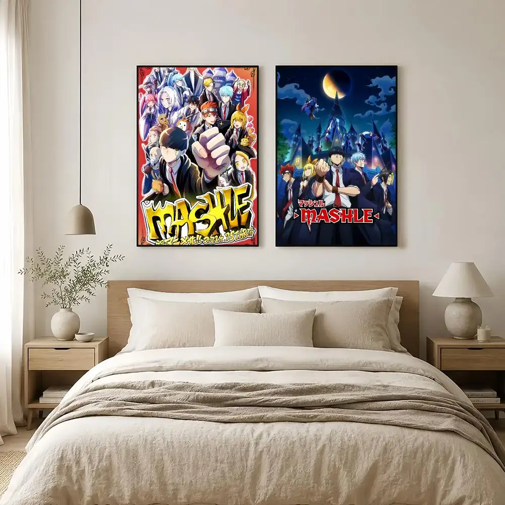 MASHLE-Magic and Muscles Poster Stylish Wall Art Print for Living Room Bedroom Study Office Café Home Decor Modern Gift view 5