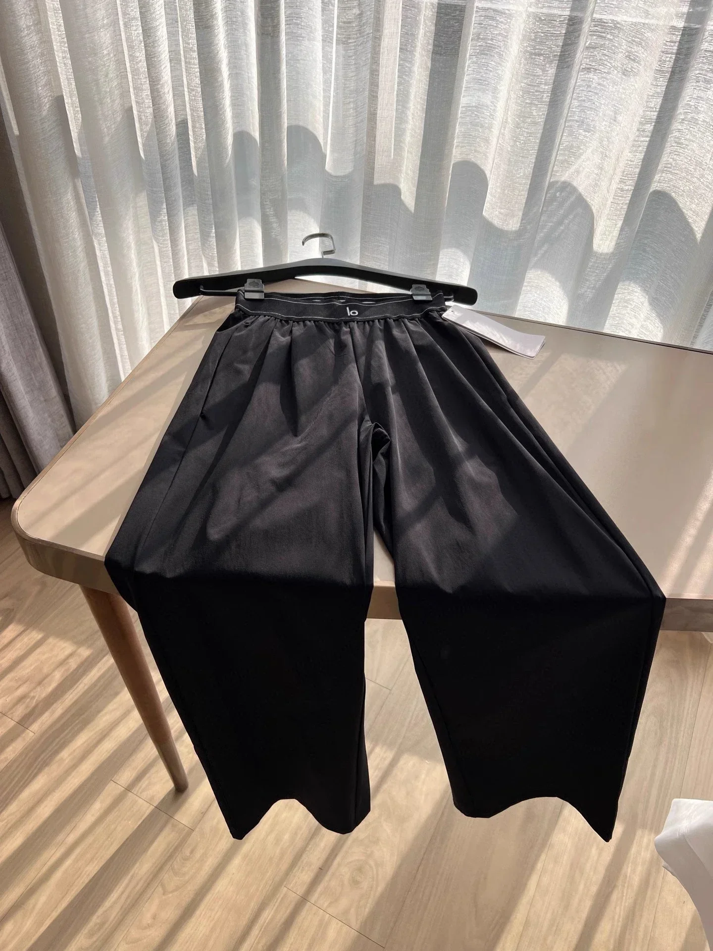 Женские свободные широкие брюки, спортивные брюки с высокой талией, повседневная одежда с прямыми штанинами для йоги и фитнеса