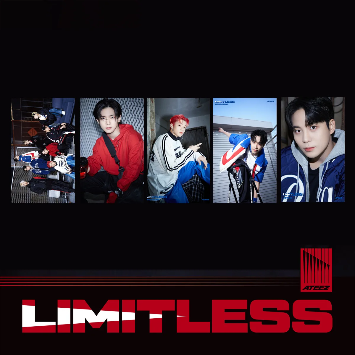 C ATEEZ-nueva tarjeta de estrella de colección "Limitless" Jin Hongzhong Ding Runhao Peripheral