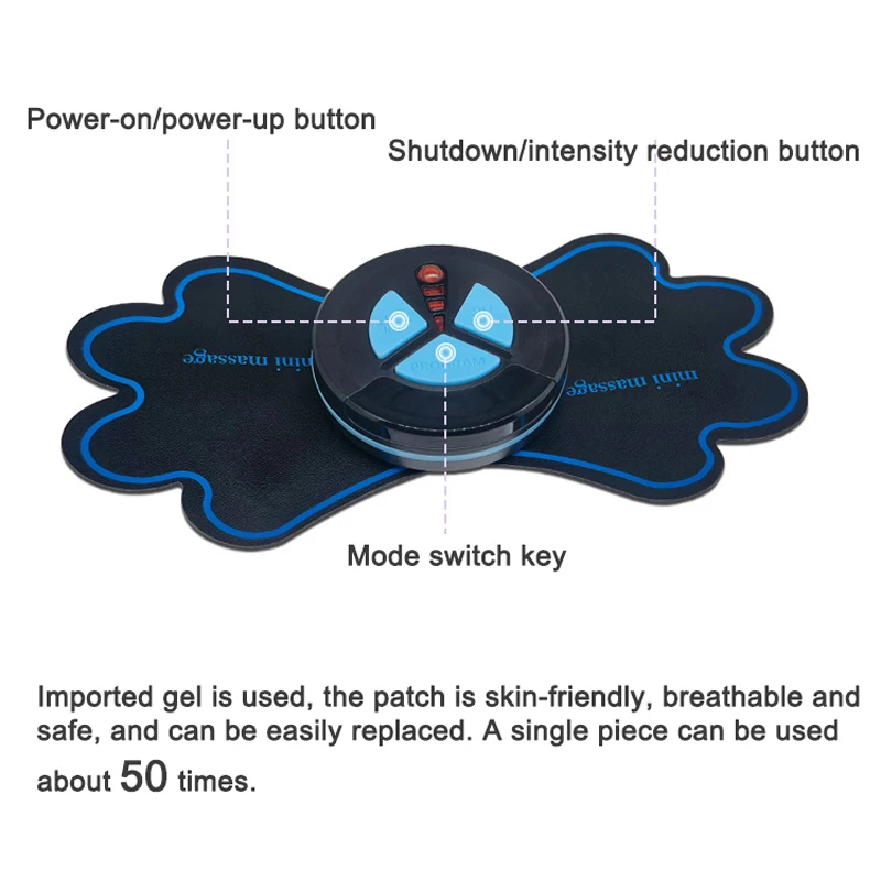 휴대용 미니 목 마사지기, 전기 경추 및 등 근육 마사지기, 피로 완화 마사지 패드, 바디 마사지기, 신제품