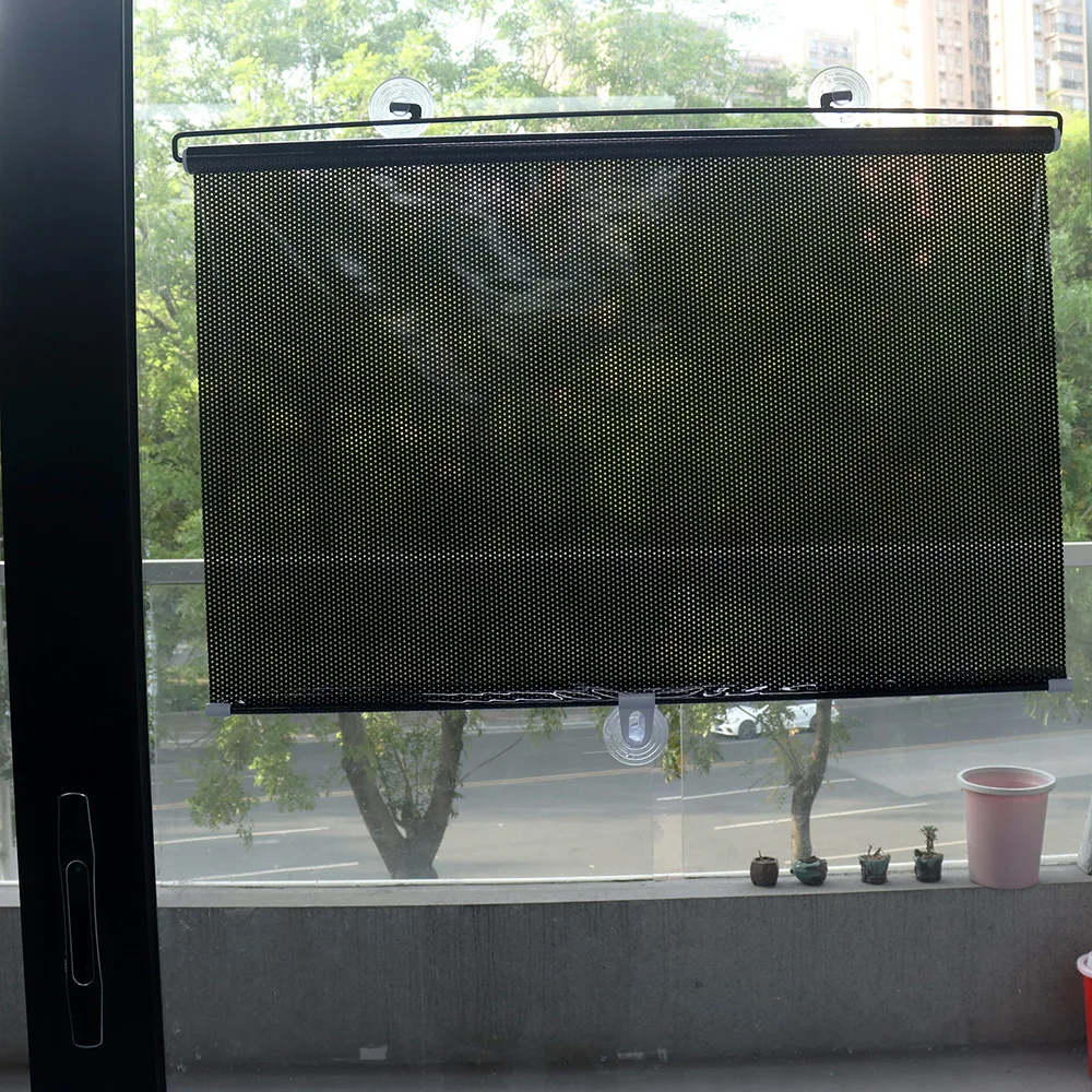 Picture 7: Car Windshield Sunshade Front/Rear Window Retractable Windshield Sunshade Universal Suction Cup Car Sunshade