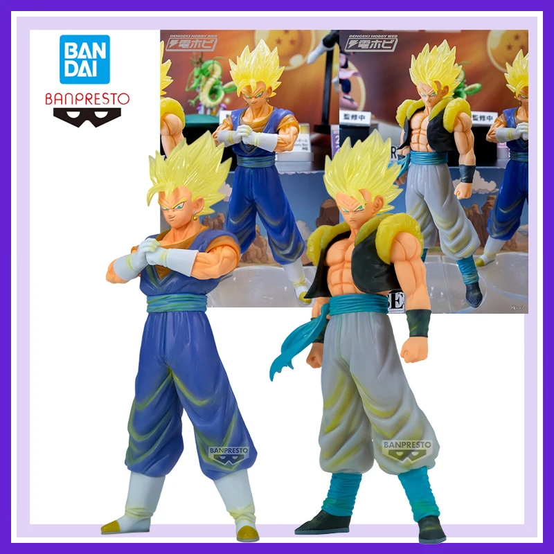 

Original Bandai Banpresto Dragon Ball Chou Clearise Vegeta Gogeta Anime Action Figures Model Collect Decoration Boy Toys 23Cm