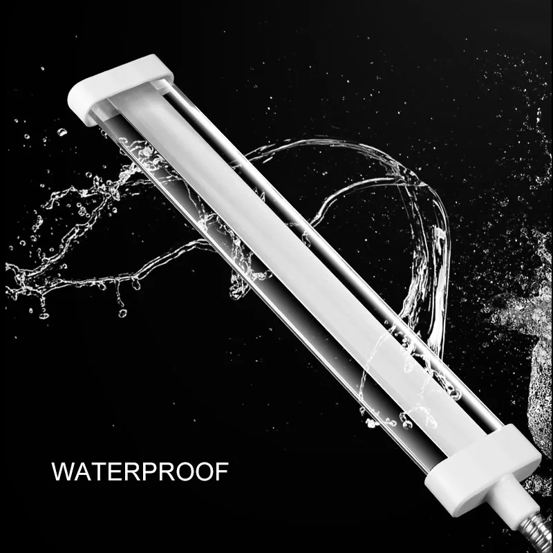 Crystal LED Aquarium Light 6W/8W/10W Aquatic Plant Lighting Waterproof Clip-on Lamp For Fish Tank Plants Grow Blue White Light