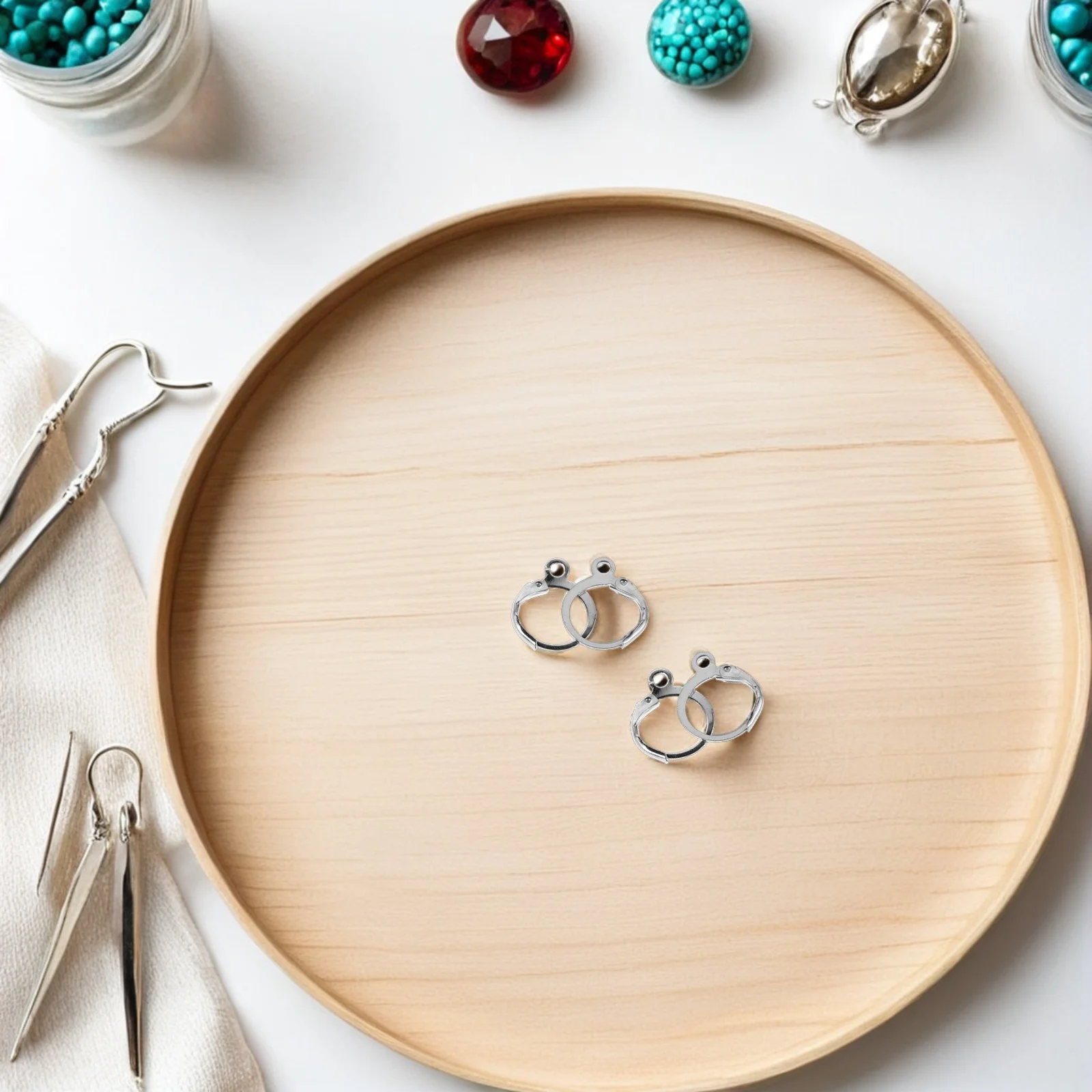 

Gold Silver Plated Jump Rings for Earring Findings DIY Jewelry Connectors Craft Metal for Artisan Earring Design