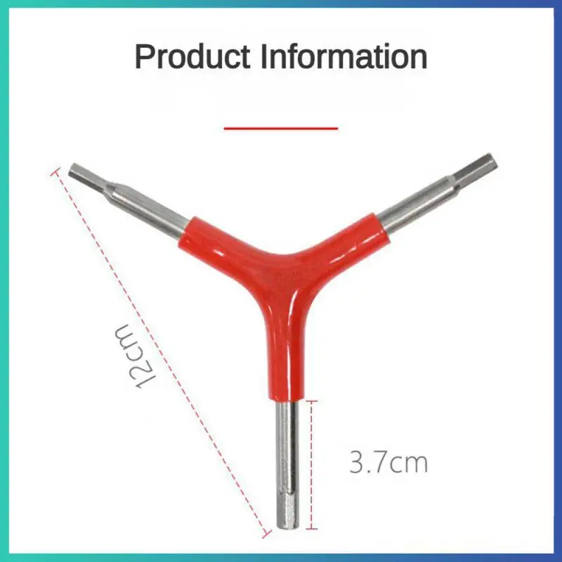 La nuova chiave per riparazione di biciclette Y-type 4/5/6mm chiave esagonale in acciaio cromato viene utilizzata per gli strumenti di riparazione