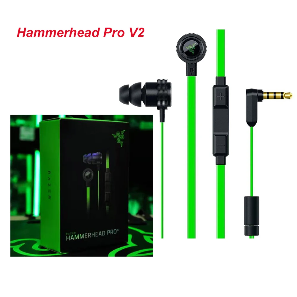 wired earphones For Hammerhead Pro V2 In-Ear earphone With Mic Headset Gaming Headset high quanlity wired headphones