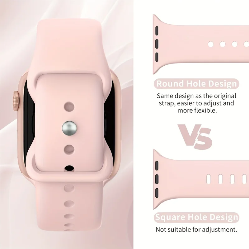 Silicone Band For Apple Watch straps 46mm 44 mm 45mm 40mm 42-41mm sports bracelet iWatch series 11 10 9 8 7 SE 3 ultra 2-3 49mm