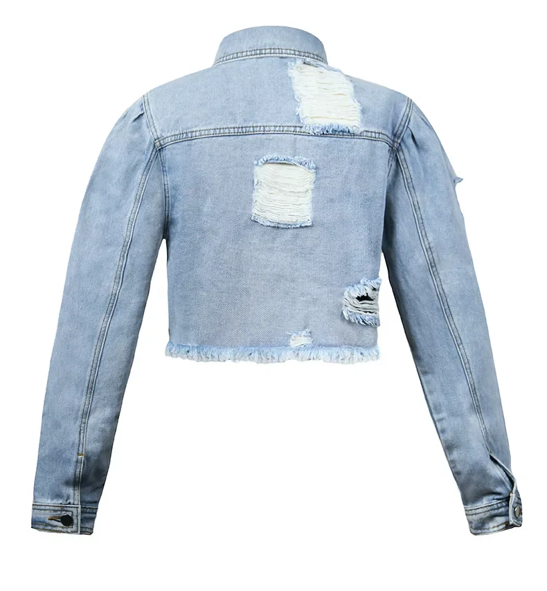 Katoenen Denim Jas Vrouwen Denim Tops Jassen Kraagvorm Y2k Casual Jeans Vest Punk Gothic Korte Jassen Knop 2025