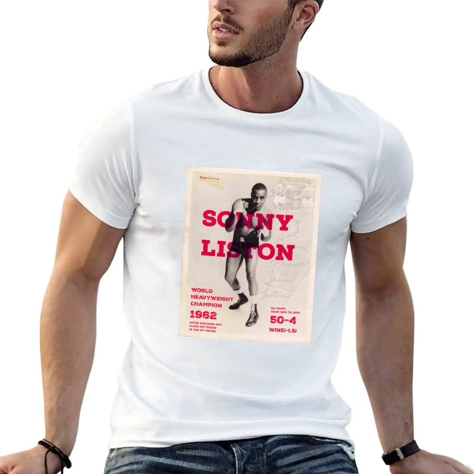 

Sonny Liston T-Shirt man t shirts high quality luxury brand graphic t shirts for man men t shirt cotton 100% T-shirt