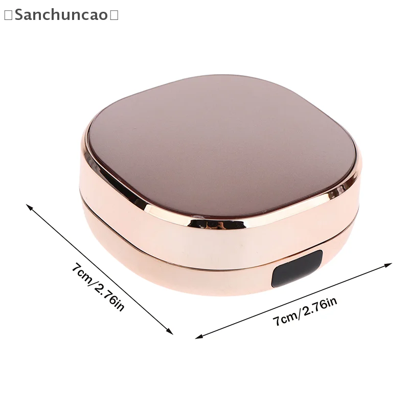 〔San〕 Air Cushion Foundation DIY Box Mini Cute Empty Puff Box Portable Mirror For Bb Cream Cosmetic Makeup Case Container