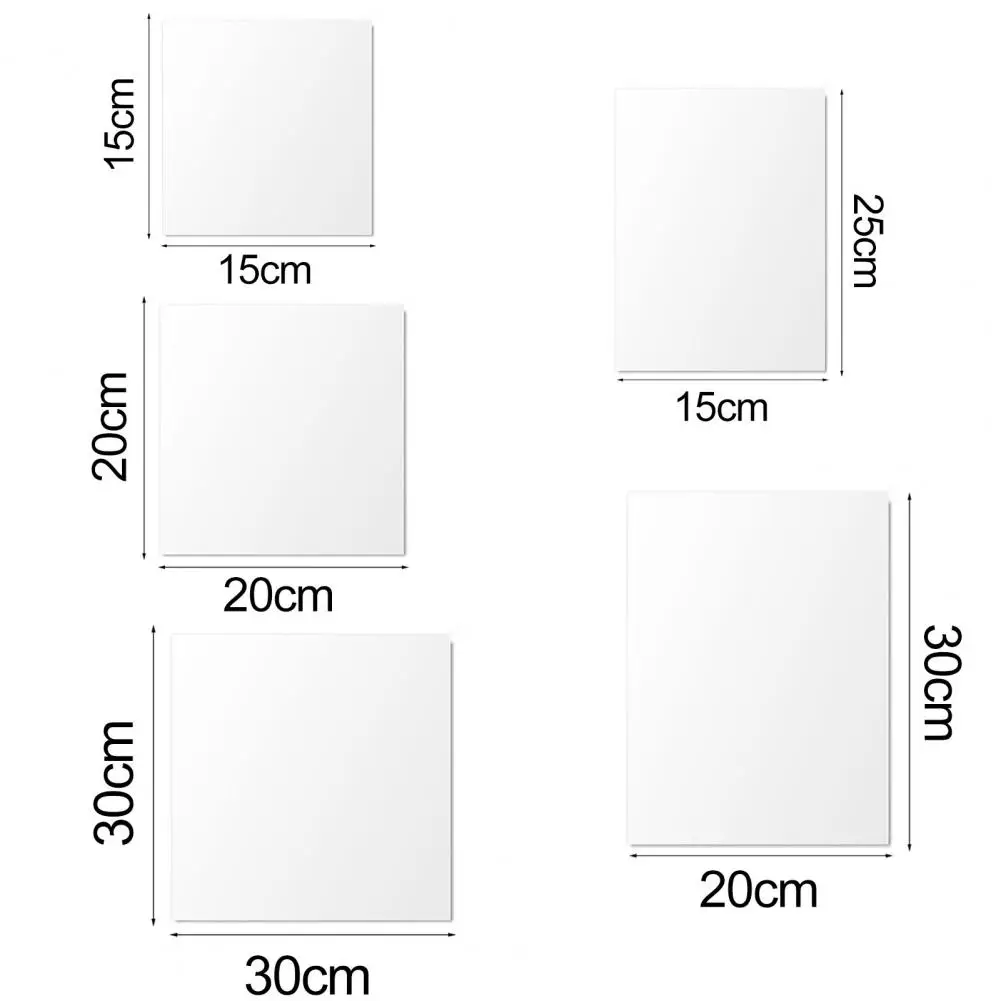 Auto-adesivo Decalque Espelho, Decoração para Casa, Forma Quadrada, Impermeável, Refletir Claro, Banheiro, Sala de estar Adesivo