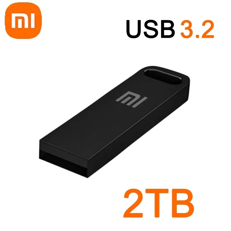 

XIAOMI USB 3.2 2TB Flash Drive High Speed Metal U Disk PC Phone Data Transfer Portable Typec Memory Stick Waterproof SSD Storage