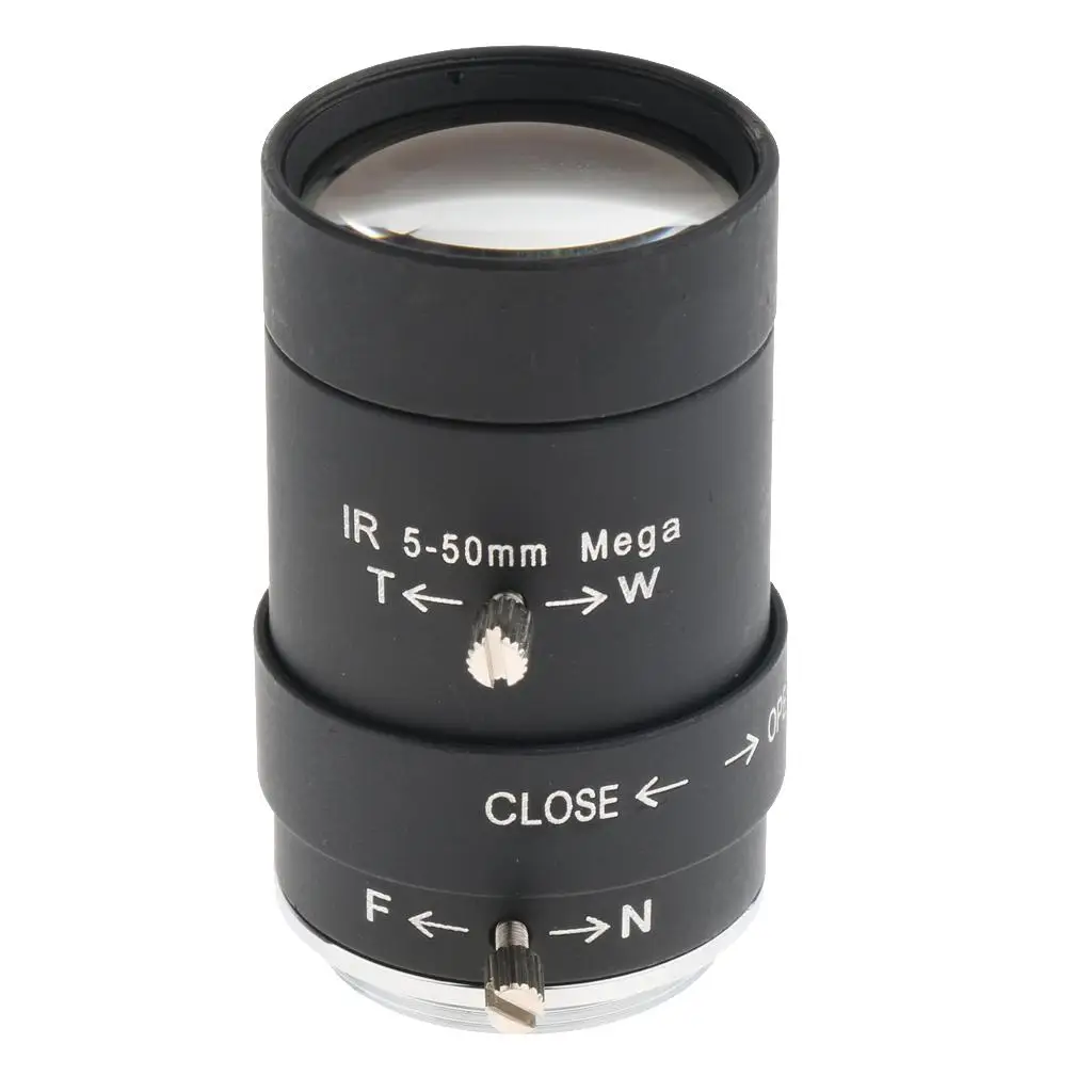 

Manual Focus 3MP Varifocal CS Mount Camera Lens Metal Glass for Security System Replacement