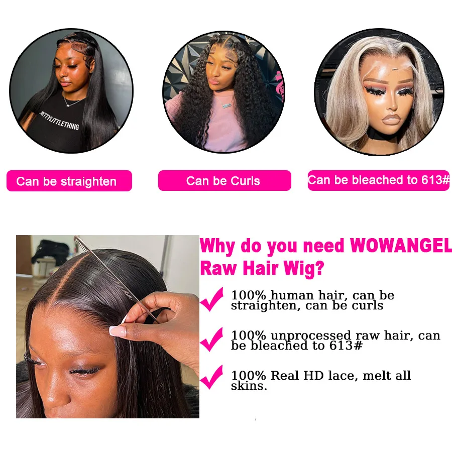الجسم موجة باروكة من شعر طبيعي خام 250% 13x6 HD الدانتيل كامل الباروكات الأمامية شعر الإنسان قبل قطعها جلود ذوبان الدانتيل شعر مستعار أمامي للنساء