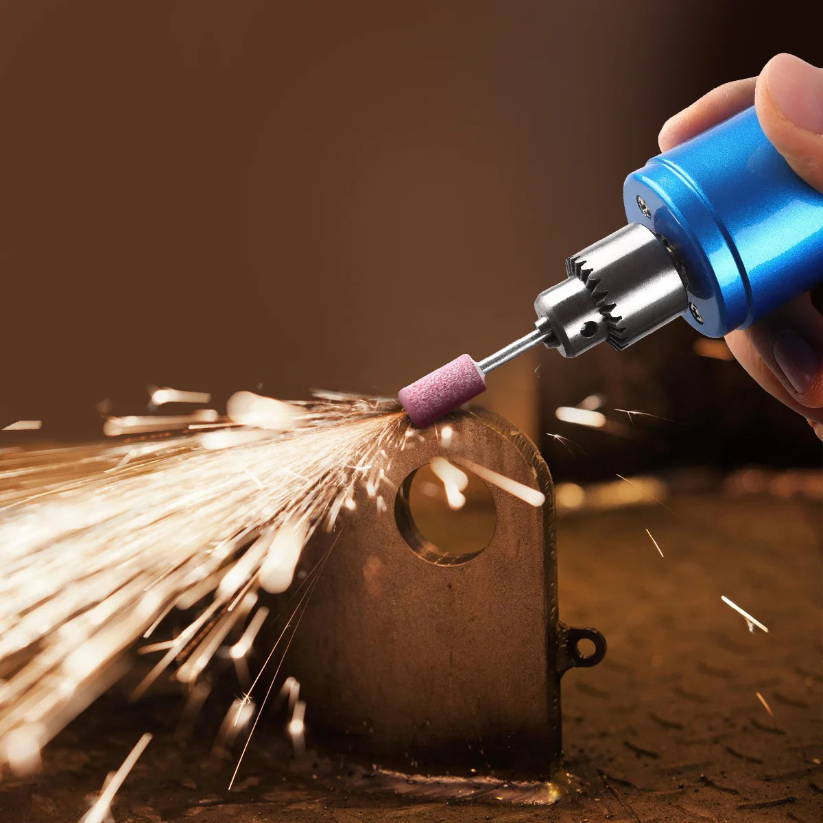 

100Pcs Mounted Grinding Tool Set Cylinder Tapered Abrasive Heads Polishing Grinding Sharpening Tools for Gemstone