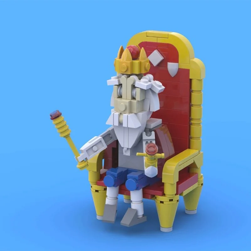 186 قطعة MOC King Creatored نموذج اللبنات البناء تجميع DIY بها بنفسك التعليم الإبداعي للأطفال هدية الكريسماس لعبة عيد ميلاد #2